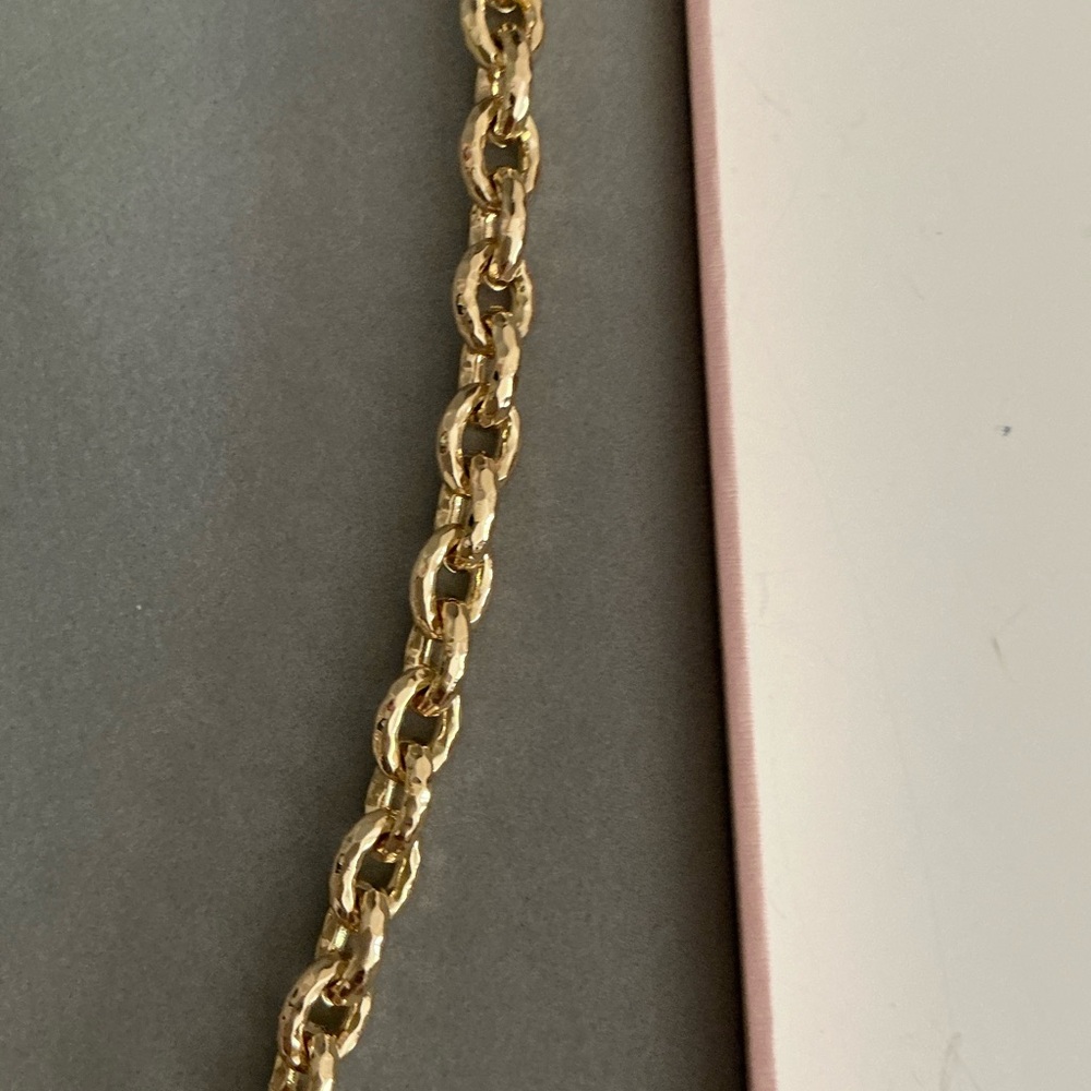 Annabel Arum Farrier Thick Gold Chain Necklace 18” NWB - Picture 6 of 6